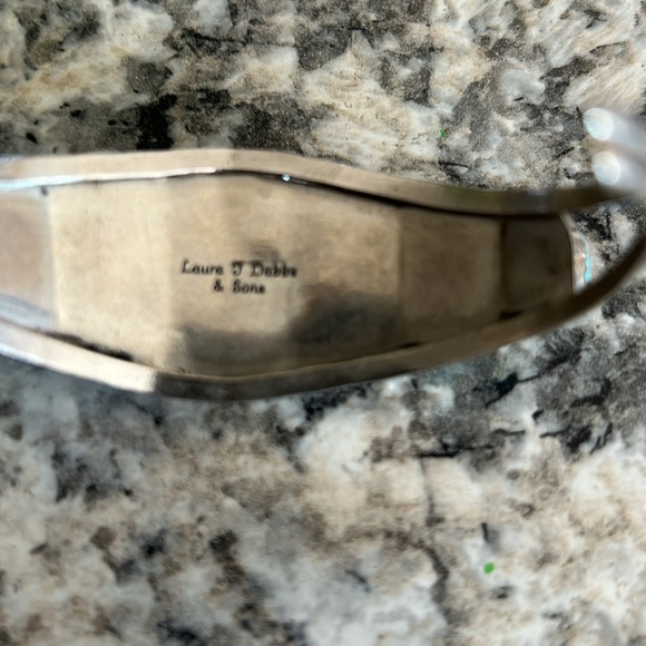 Turquoise and Silver Women's Bracelet - Picture 2 of 2